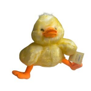 Easter Yellow Plush Duck Toy 13” stuffed animal
